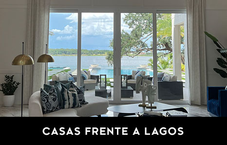 Casas frente a Lagos